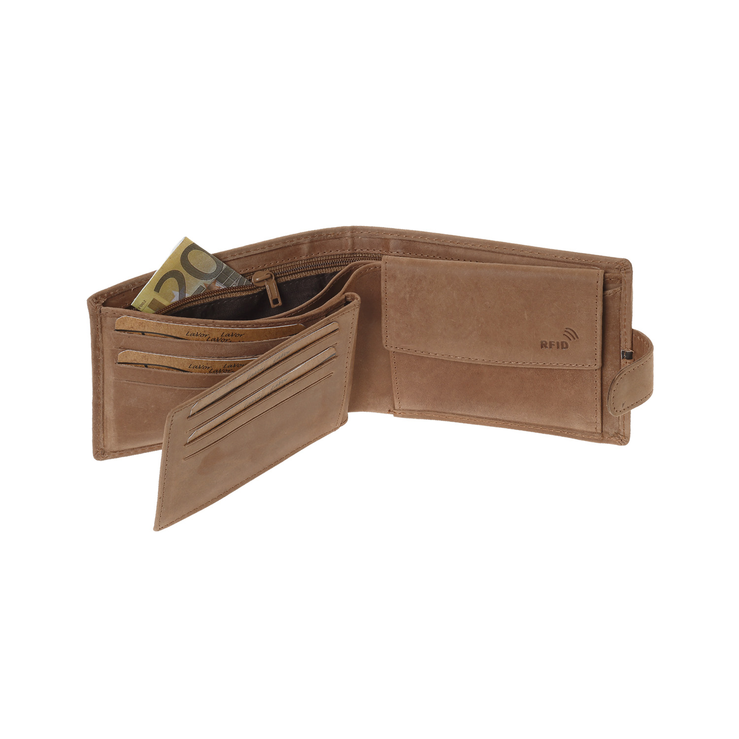 LaVor 1-3841 Ανδρικό Δερμάτινο Πορτοφόλι με Rfid Crunch LaVor 1-3841 Ανδρικό Δερμάτινο Πορτοφόλι με Rfid Crunch