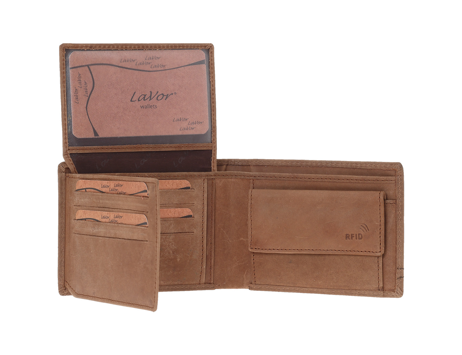 LaVor 1-3839 Ανδρικό Δερμάτινο Πορτοφόλι με Rfid Crunch LaVor 1-3839 Ανδρικό Δερμάτινο Πορτοφόλι με Rfid Crunch
