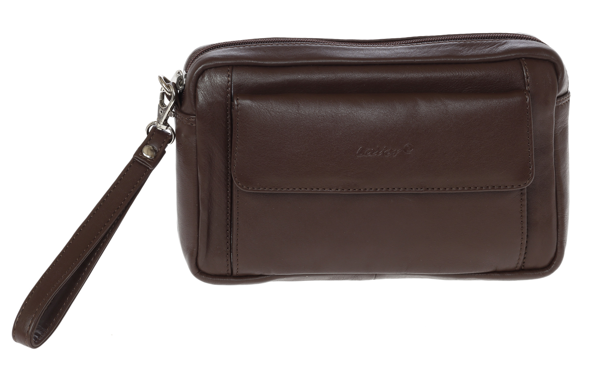 LaVor 1-38 Δερμάτινο Τσαντάκι Καφέ