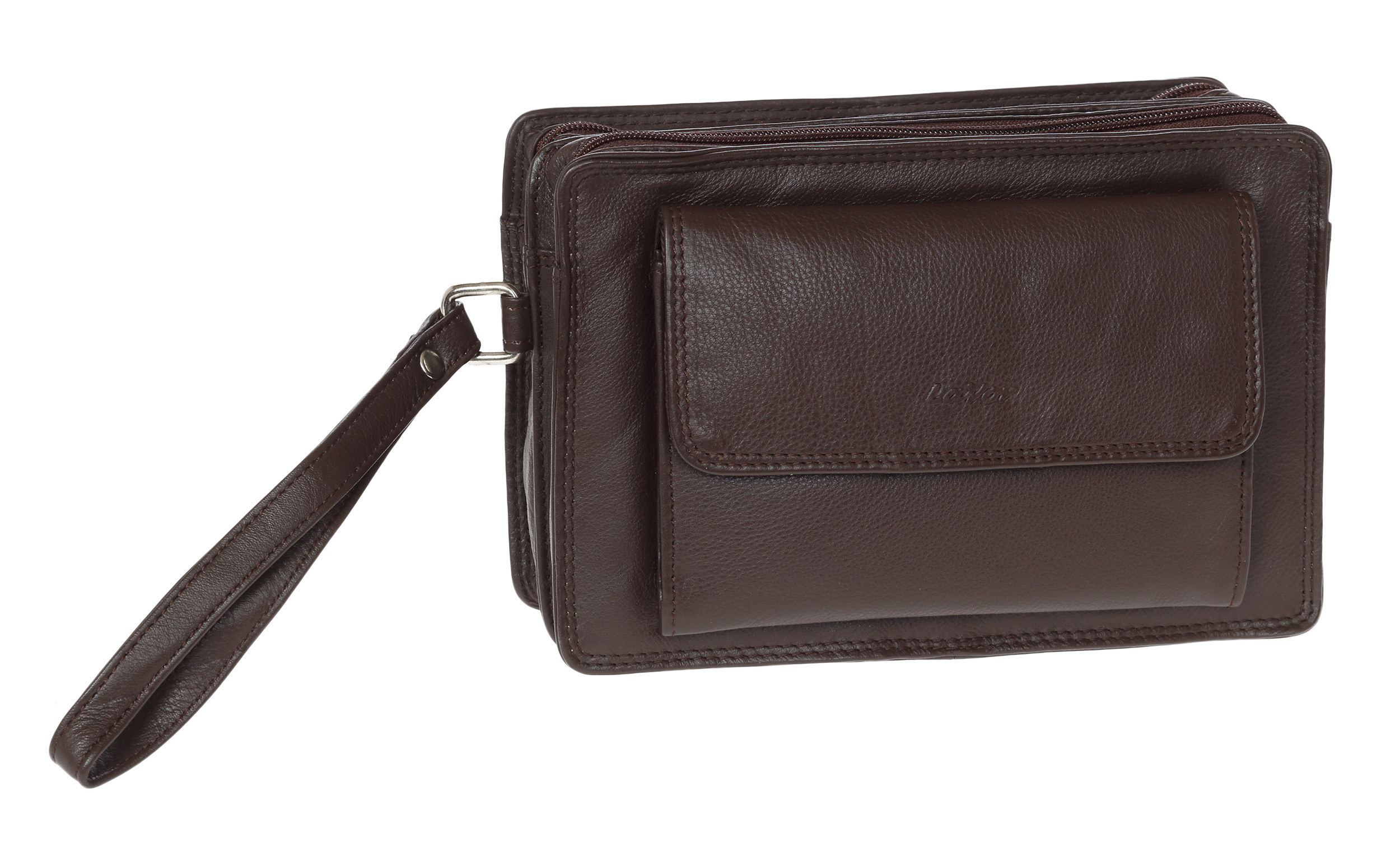 LaVor 1-40 Δερμάτινο Τσαντάκι Μαύρο