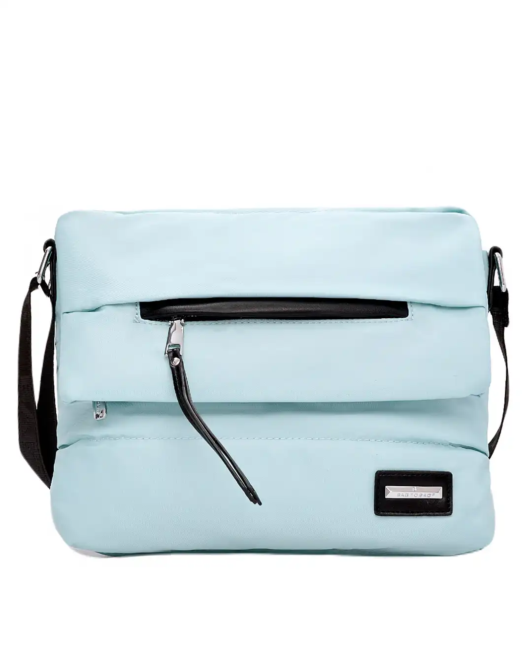 Τσάντα χιαστι με αδιάβροχο ύφασμα-KX2235 – Γαλάζιο