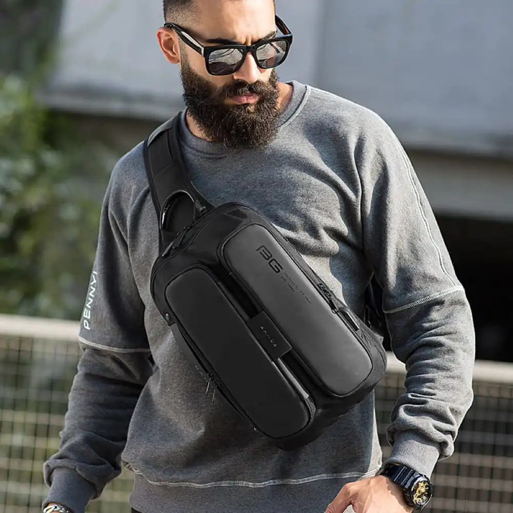 Τσαντάκι ώμου χιαστί crossbody Bange 7079 μαύρο Τσαντάκι ώμου χιαστί crossbody Bange 7079 μαύρο