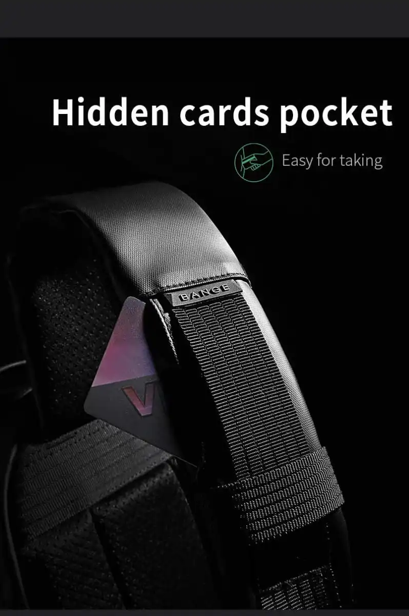 Τσαντάκι ώμου χιαστί crossbody Bange 7213 μαύρο