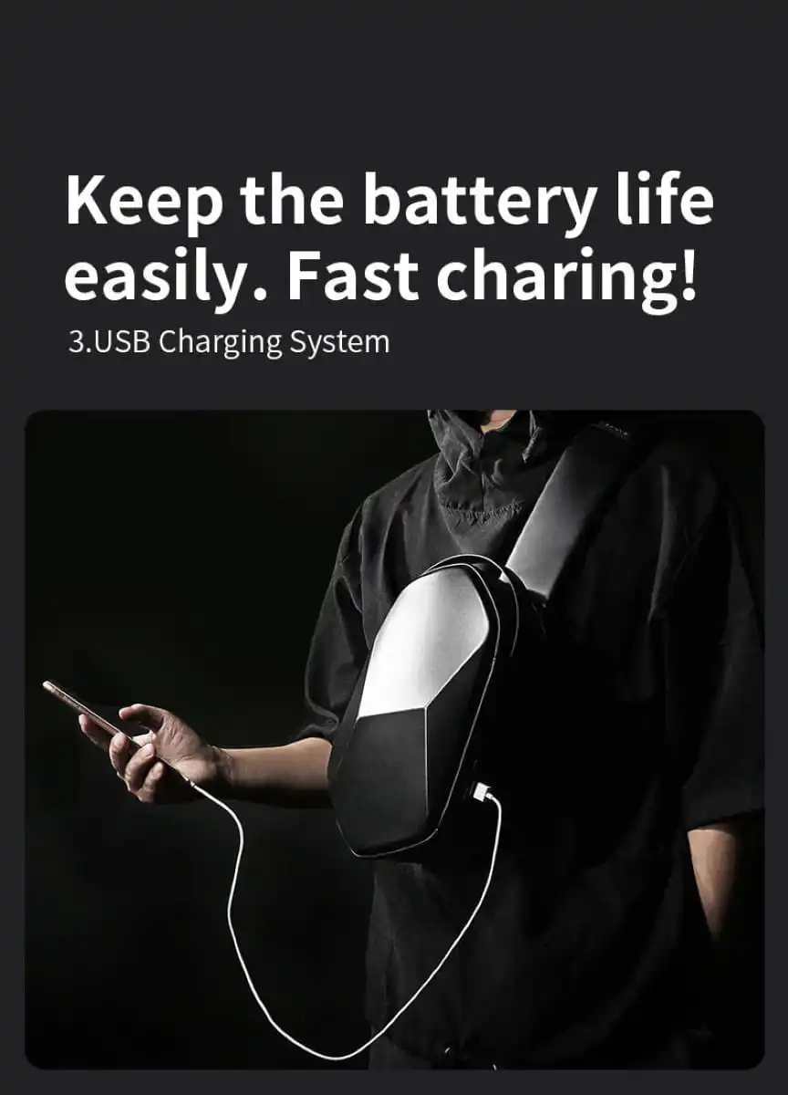 Τσαντάκι ώμου χιαστί crossbody Bange 7213 μαύρο