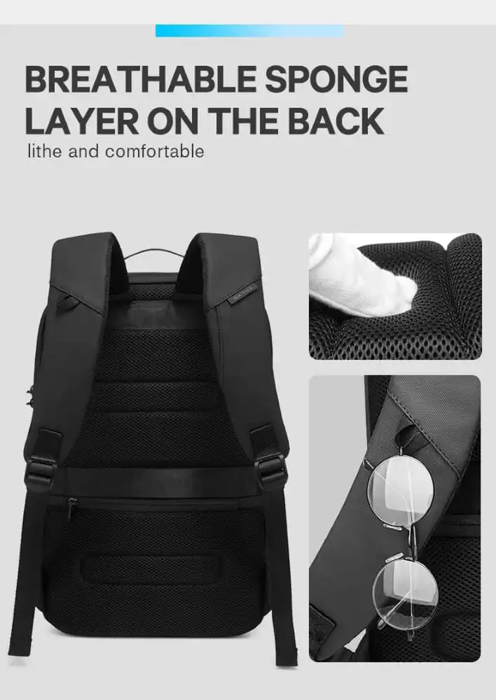 Επαγγελματικό Σακίδιο 24L Laptop 15,6” Bange 7225 μαύρο