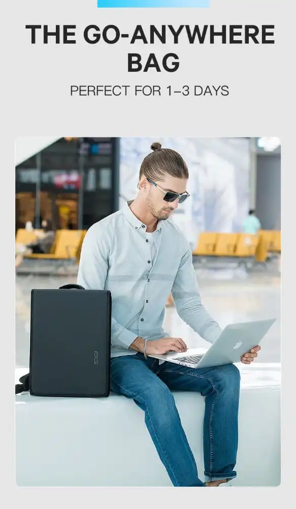 Σακίδιο πλάτης 11L Laptop 14” Bange 7252 μαύρο Σακίδιο πλάτης 11L Laptop 14” Bange 7252 μαύρο