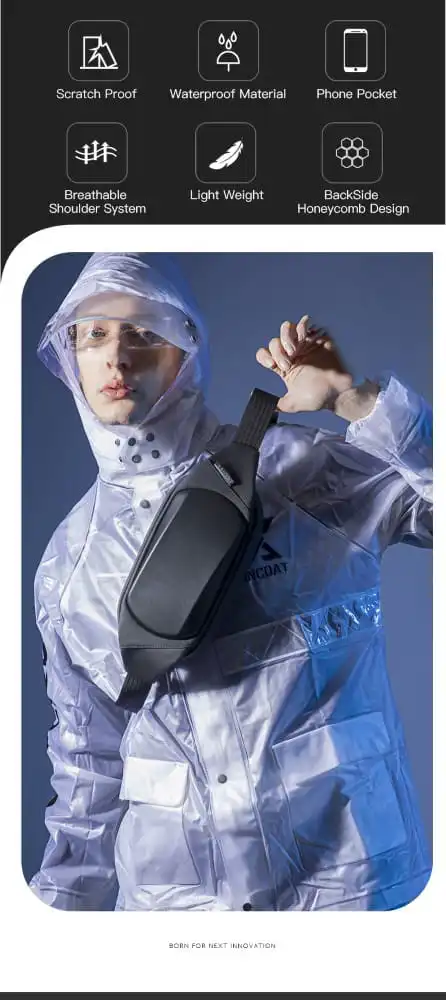 Τσαντάκι μέσης Bange 7266 μαύρο