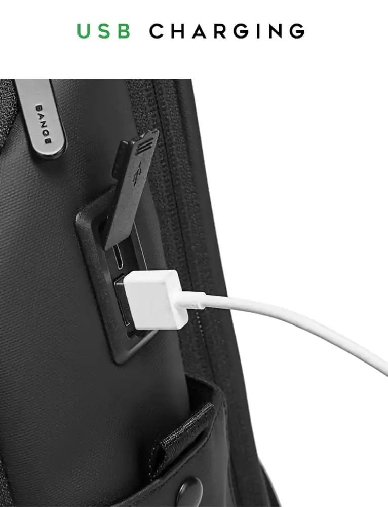 Σακίδιο πλάτης 24L Laptop 15,6” Bange 7267 μαύρο