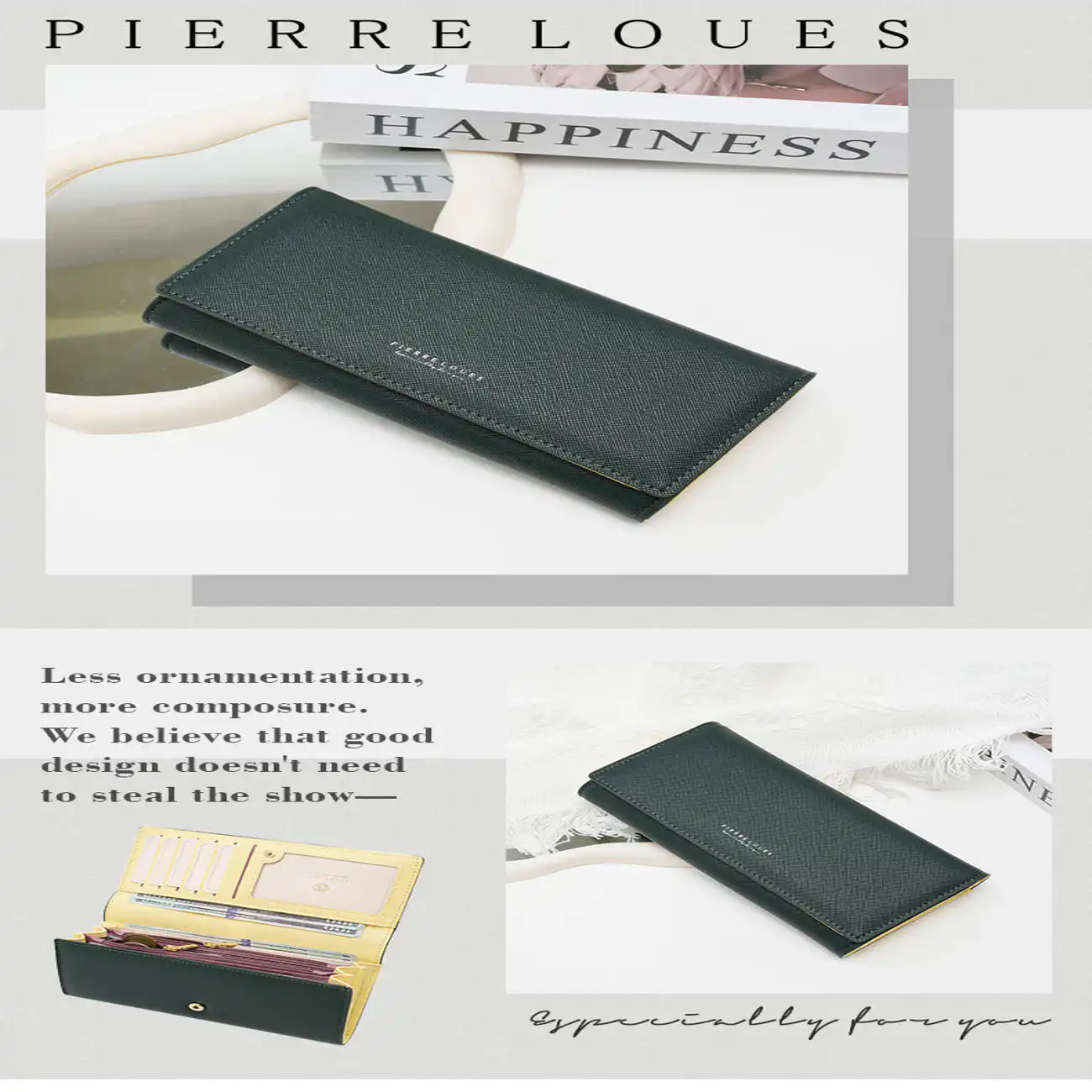 Γυναικείo πορτοφόλι Pierre Loues 728-118 πράσινο