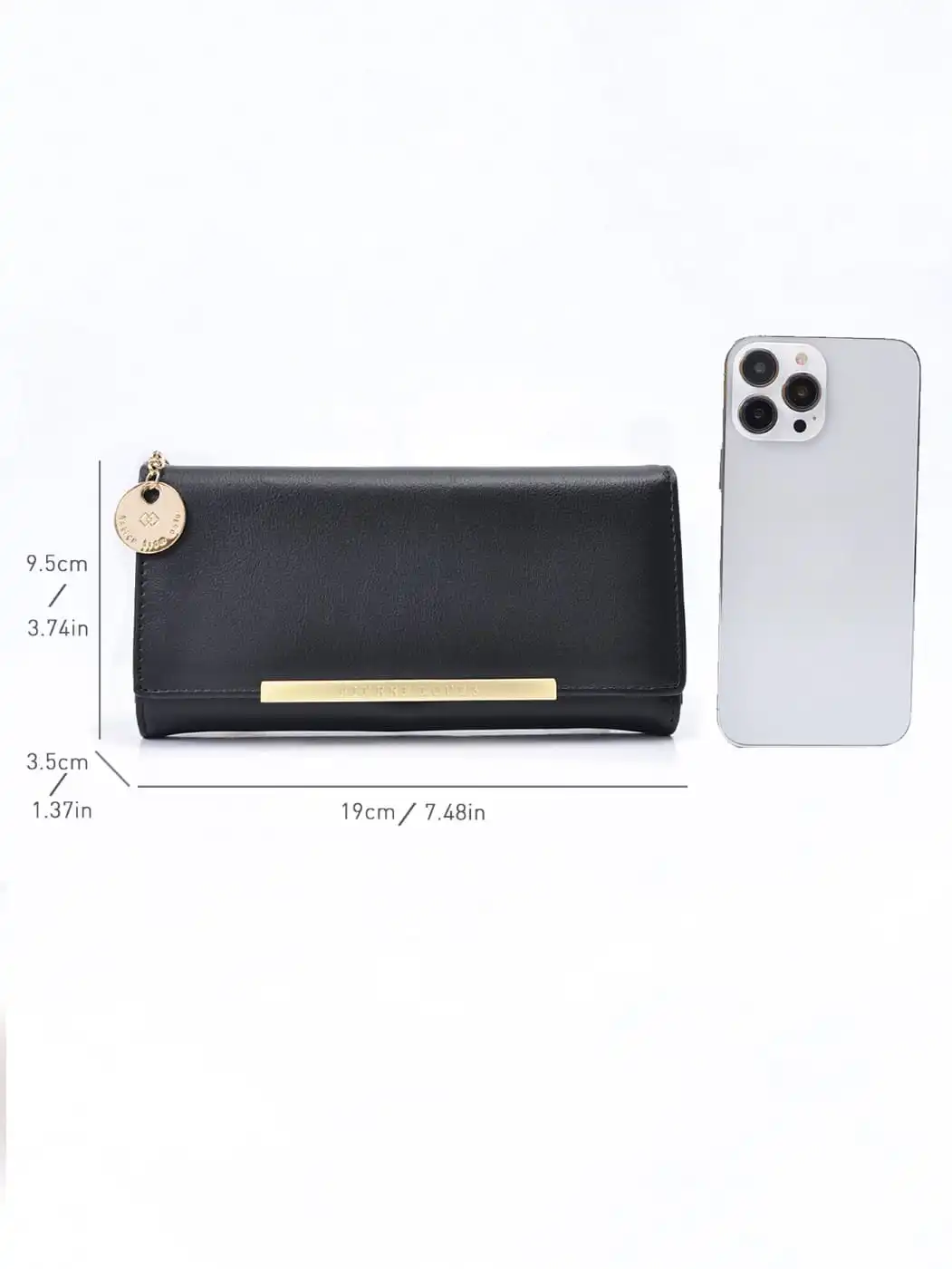 Γυναικείο πορτοφόλι Pierre Loues 728-18 μαύρο