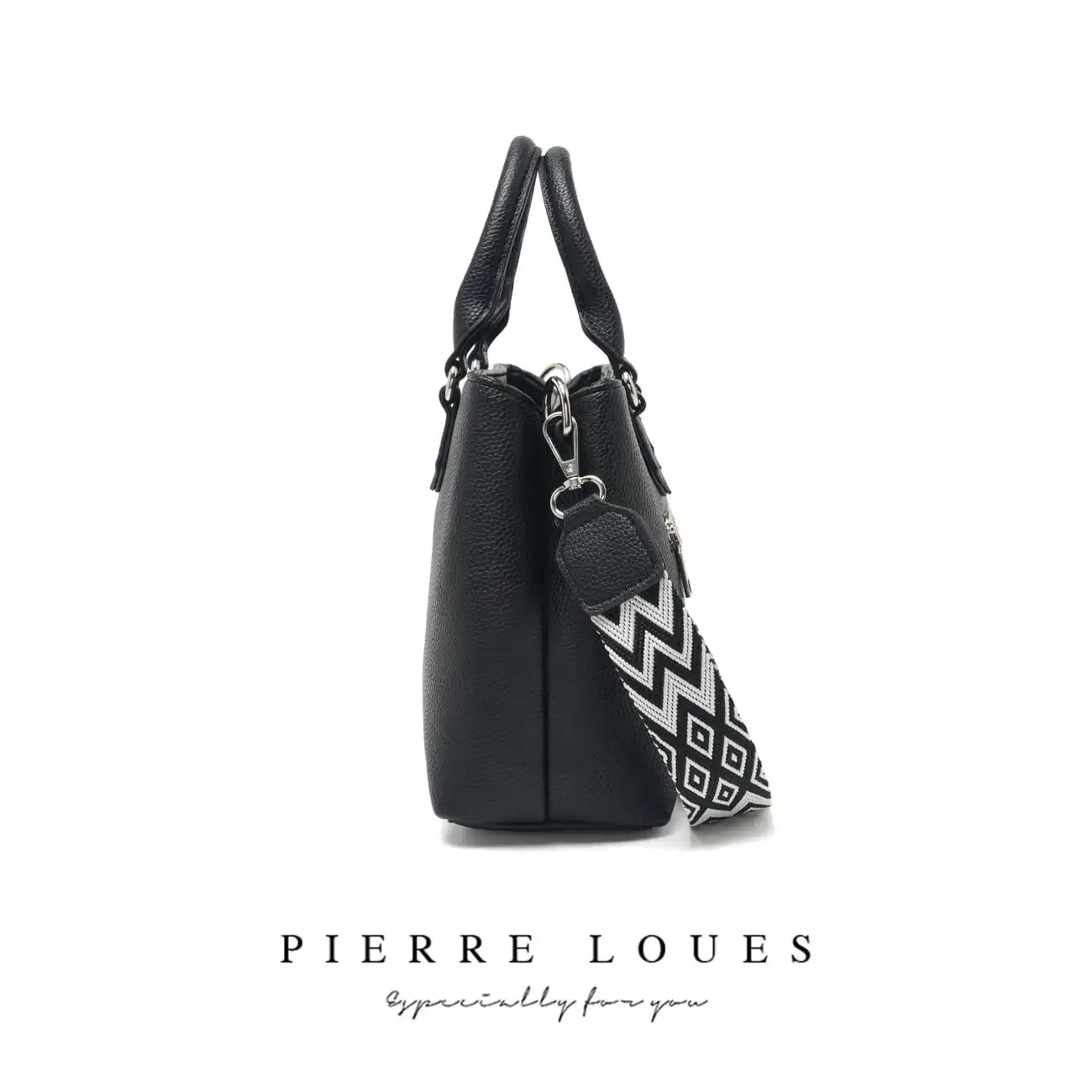 Γυναικεία Τσάντα Χιαστί Χειρός Pierre Loues PL782-21-Α10 μαύρο