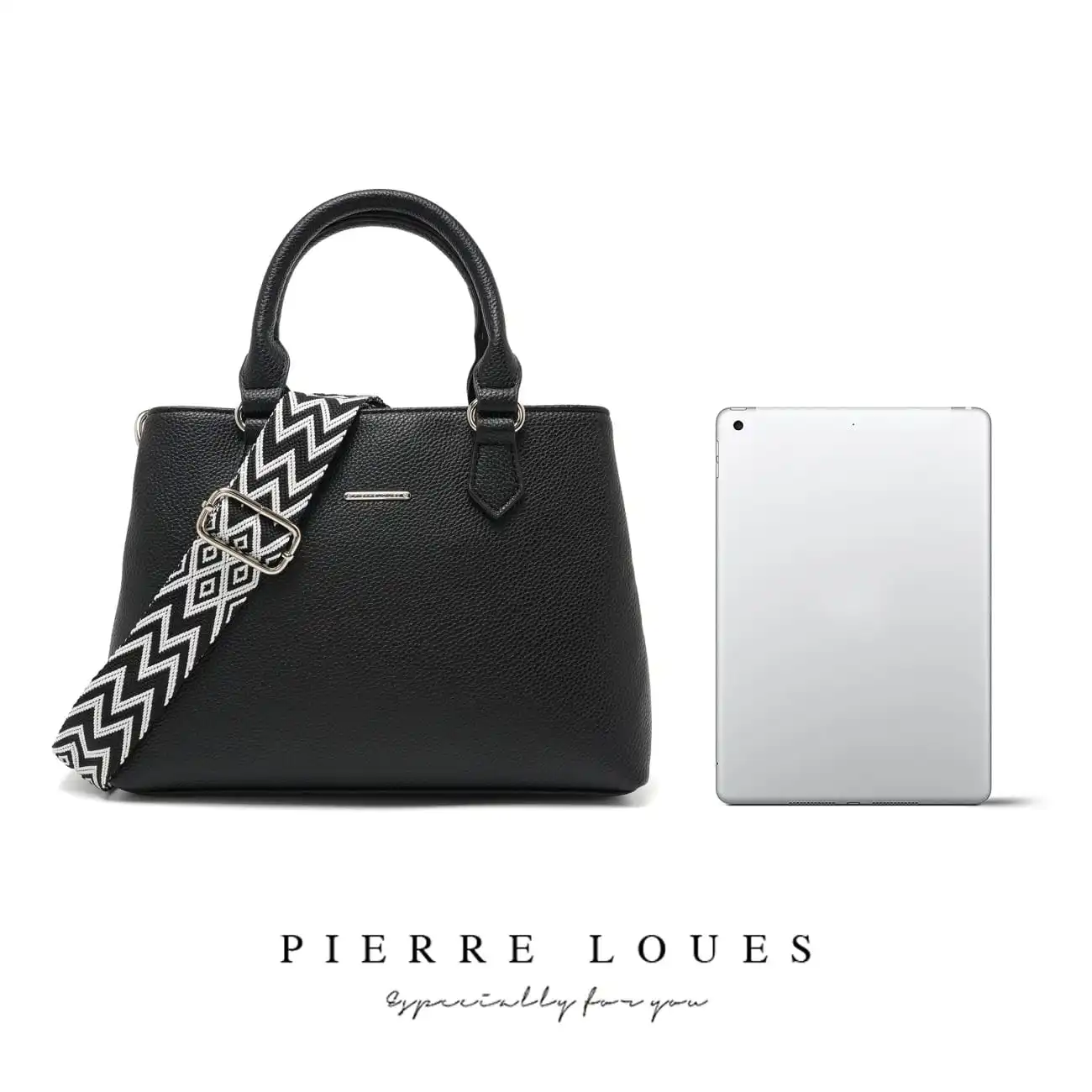 Γυναικεία Τσάντα Χιαστί Χειρός Pierre Loues PL782-21-Α10 μαύρο