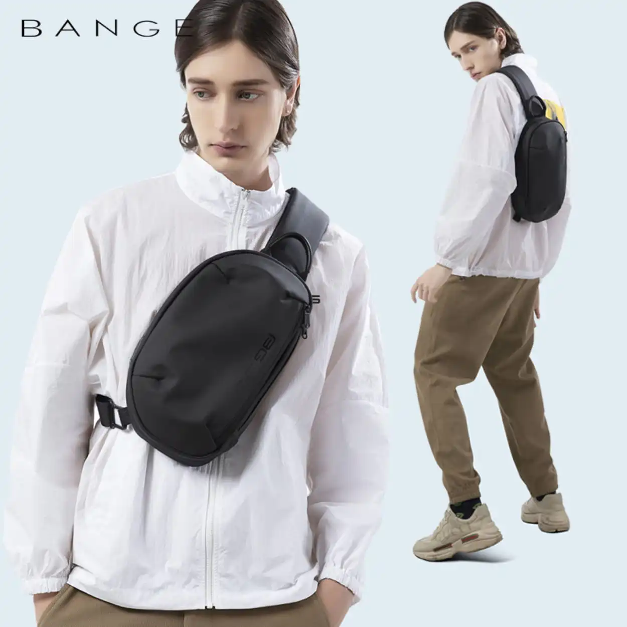 Τσαντάκι ώμου χιαστί crossbody Bange 7306 μαύρο Τσαντάκι ώμου χιαστί crossbody Bange 7306 μαύρο