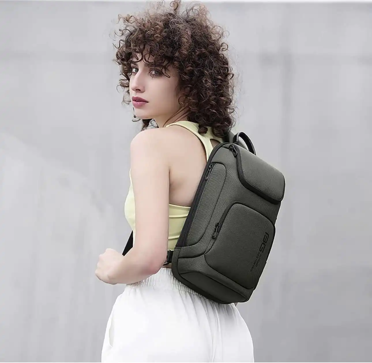 Τσαντάκι ώμου χιαστί crossbody Bange 7565 χακί Τσαντάκι ώμου χιαστί crossbody Bange 7565 χακί