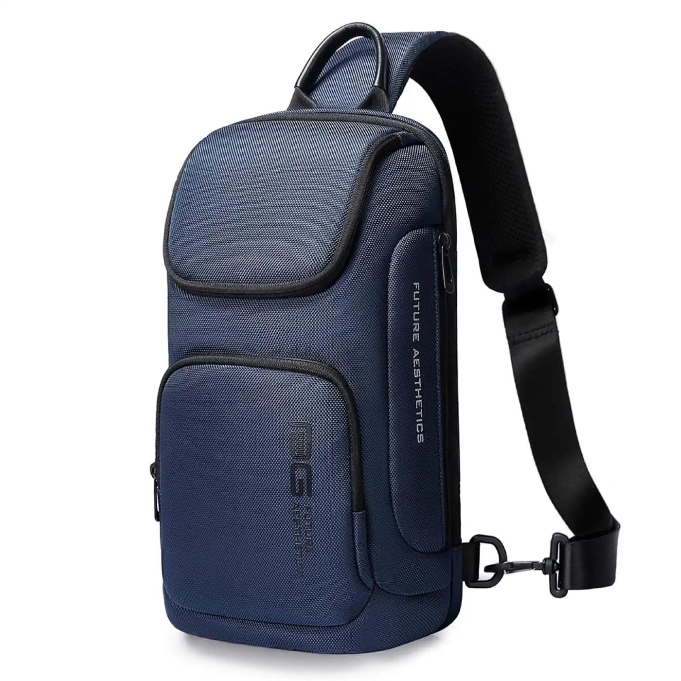 Τσαντάκι ώμου χιαστί crossbody Bange 7565 μπλέ Τσαντάκι ώμου χιαστί crossbody Bange 7565 μπλέ