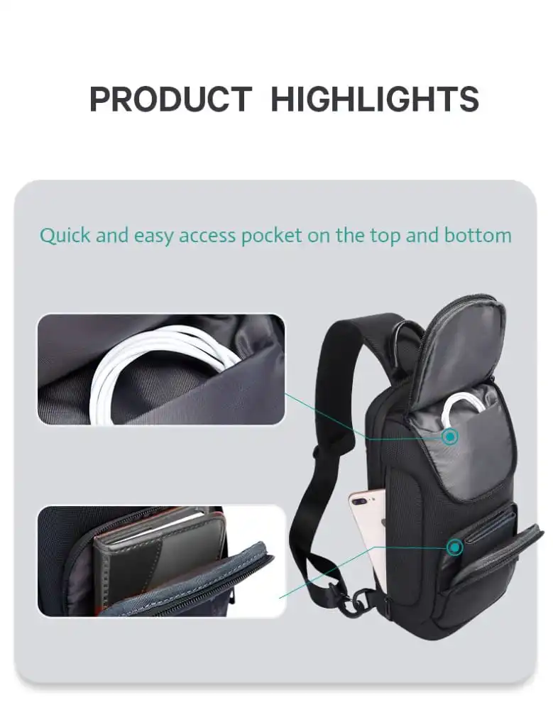 Τσαντάκι ώμου χιαστί crossbody Bange 7565 μαύρο