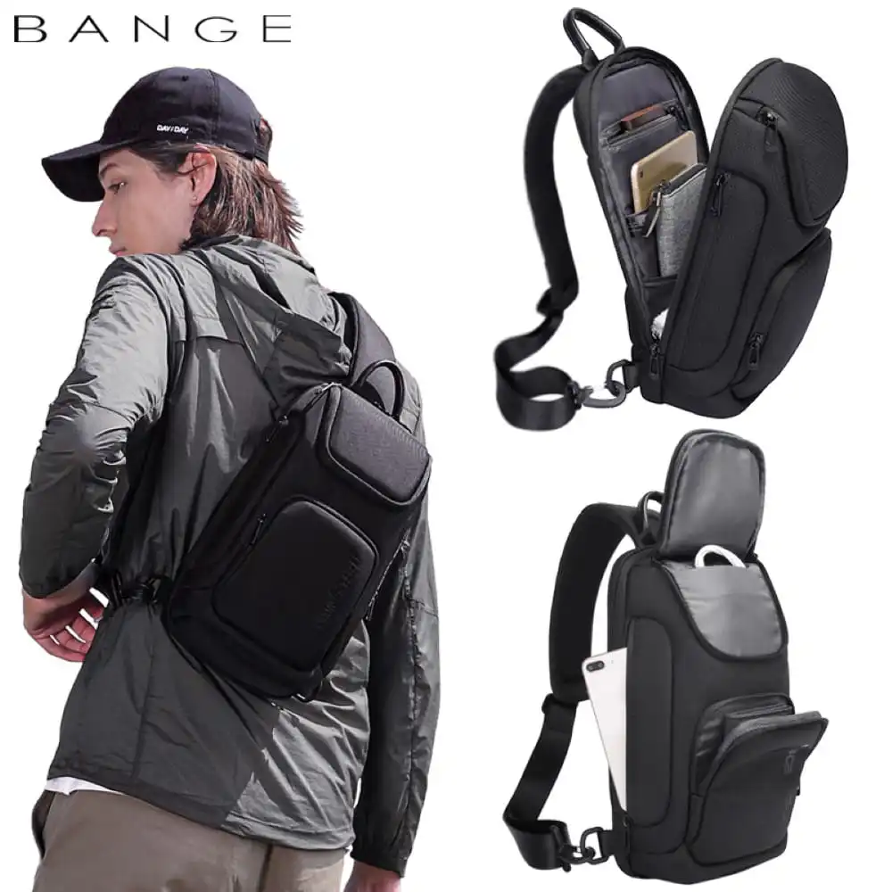 Τσαντάκι ώμου χιαστί crossbody Bange 7565 μαύρο Τσαντάκι ώμου χιαστί crossbody Bange 7565 μαύρο