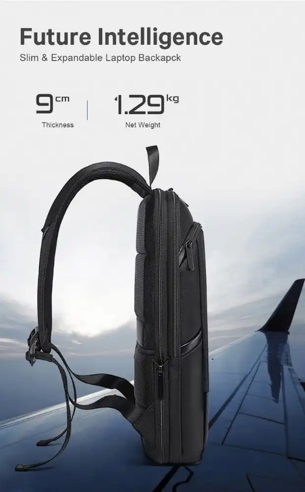 Σακίδιο πλάτης 24L Laptop 17,3” Bange 77115 Plus μαύρο