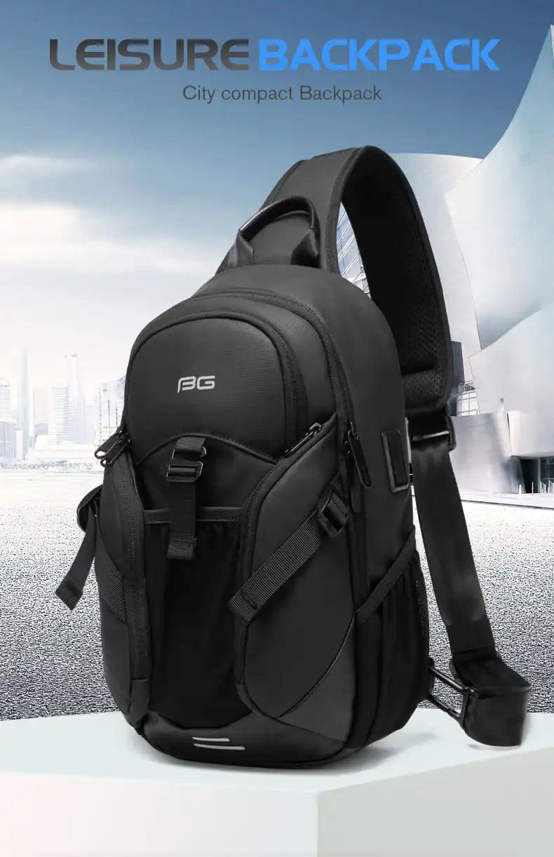 Τσαντάκι ώμου χιαστί crossbody Bange 77120 μαύρο