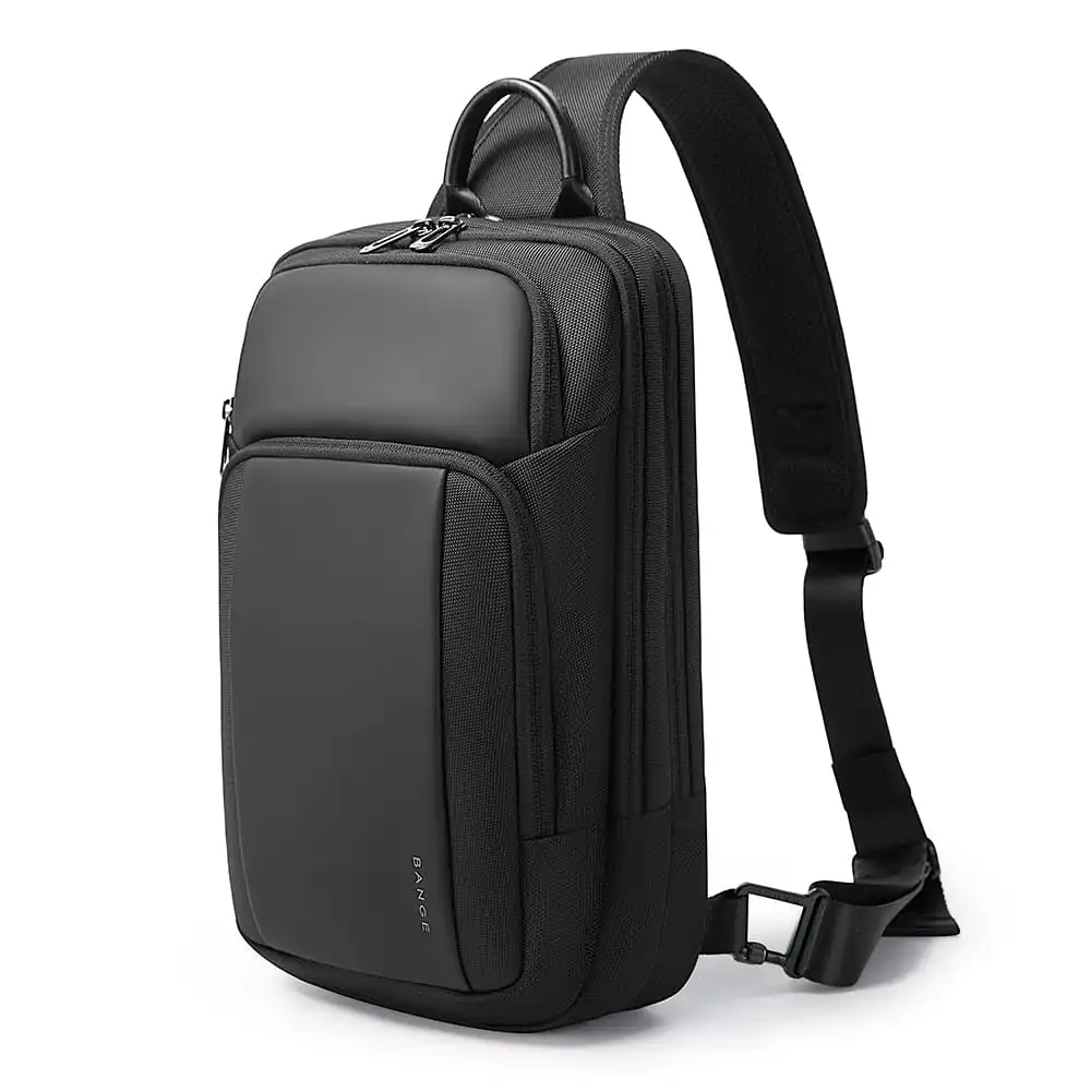 Τσαντάκι ώμου χιαστί crossbody Bange 7795 μαύρο