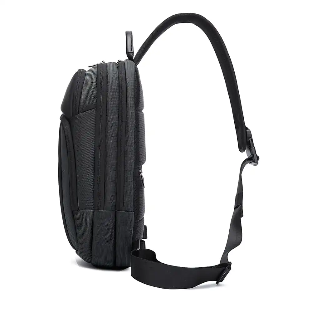 Τσαντάκι ώμου χιαστί crossbody Bange 7795 μαύρο