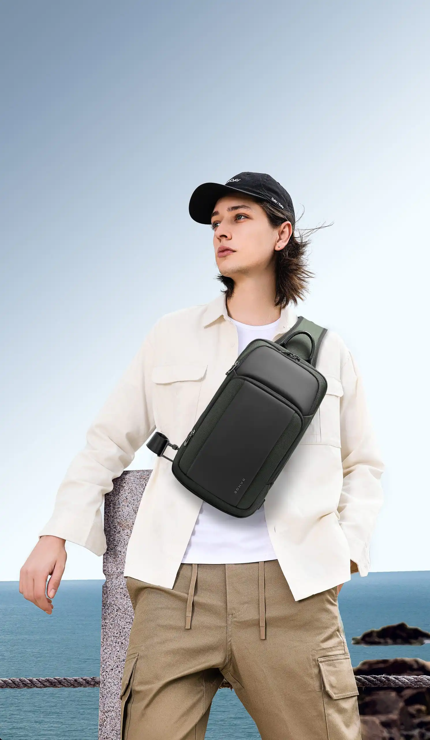 Τσαντάκι ώμου χιαστί crossbody Bange 7795 μαύρο Τσαντάκι ώμου χιαστί crossbody Bange 7795 μαύρο