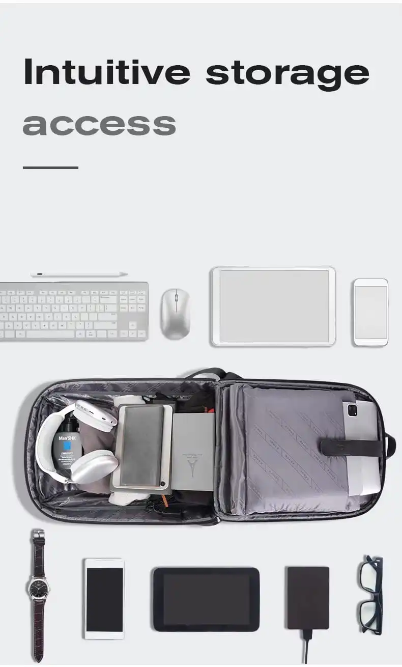 Επαγγελματικό σακίδιο 26L Laptop 15,6” Bange 7802 μαύρο