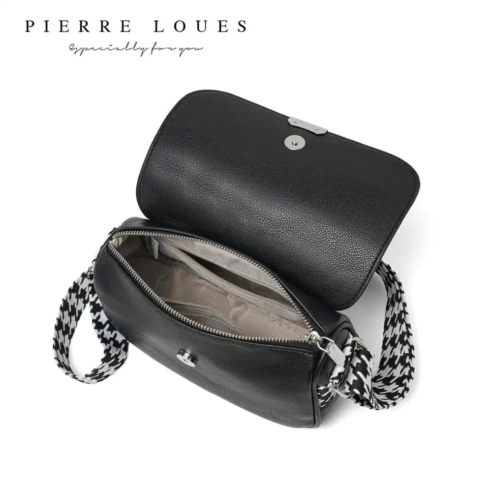 Γυναικεία Τσάντα Χιαστί Pierre Loues PL782-138 μαύρο