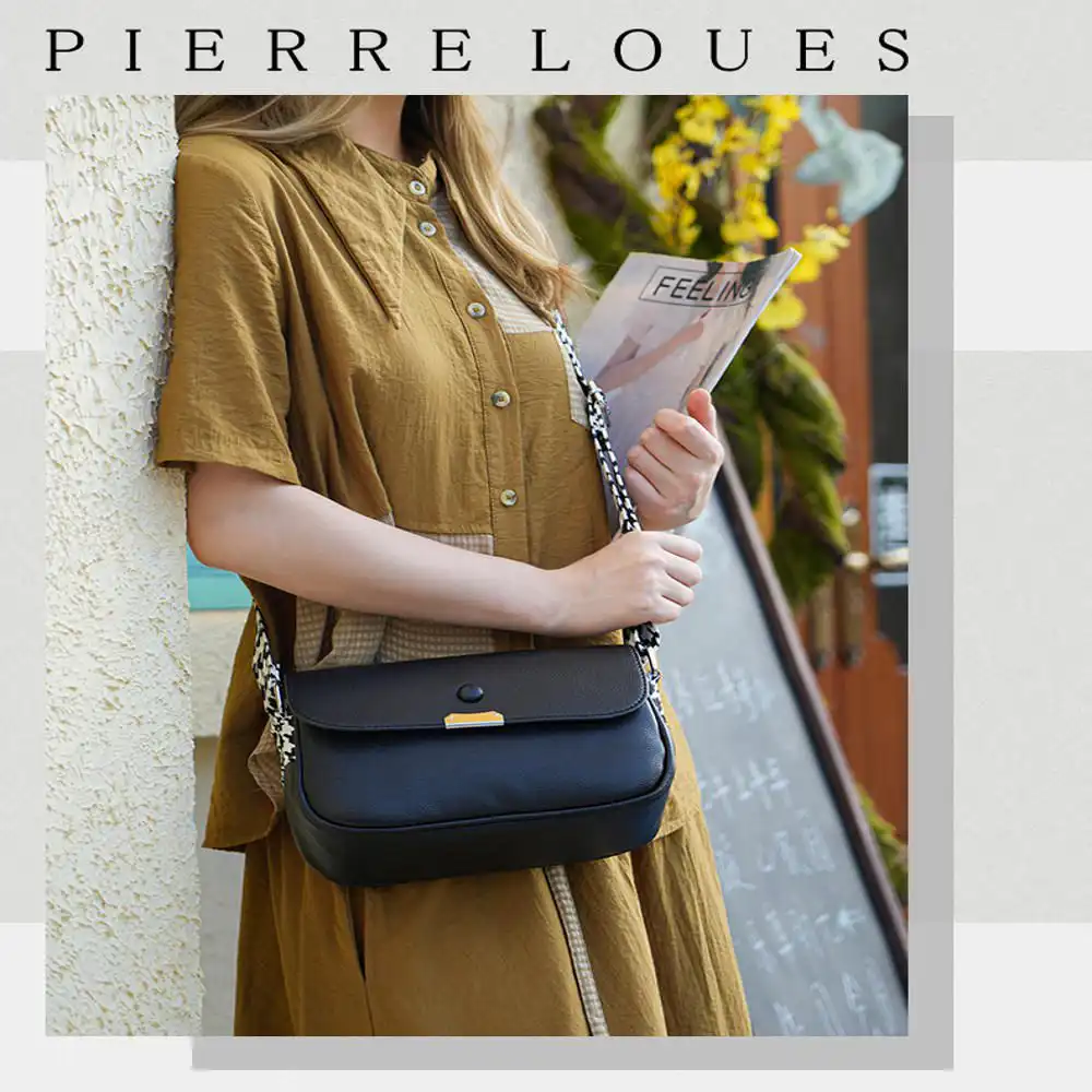 Γυναικεία Τσάντα Χιαστί Pierre Loues PL782-138 μαύρο Γυναικεία Τσάντα Χιαστί Pierre Loues PL782-138 μαύρο