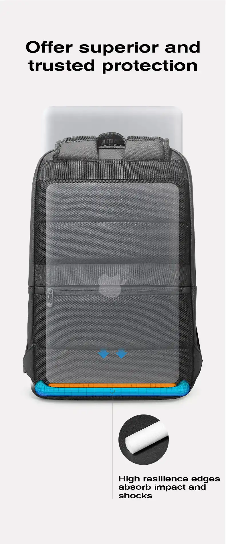 Σακίδιο πλάτης 20L Laptop 15,6” Bange 7822 χακί