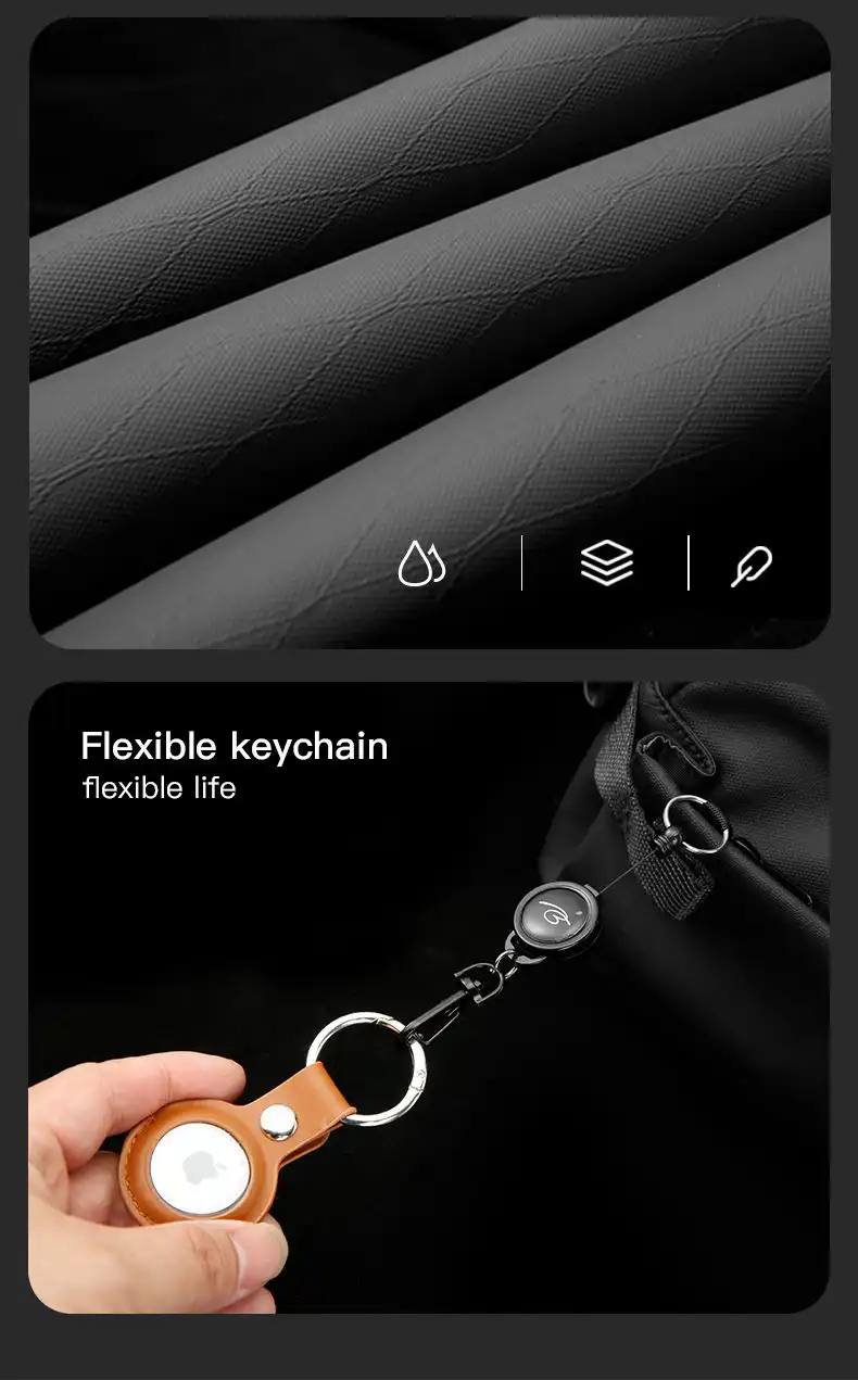 Τσαντάκι μέσης Bange 7837 μαύρο