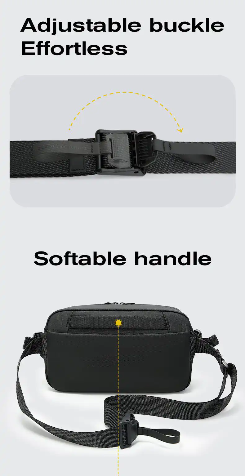 Τσαντάκι μέσης Bange 7837 μαύρο