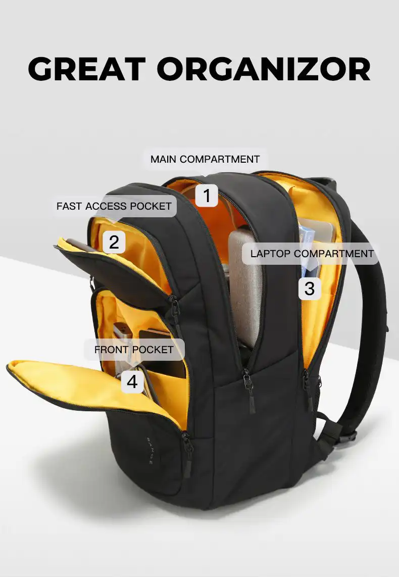 Σακίδιο πλάτης 24L Laptop 15,6” Bange 7839 gray