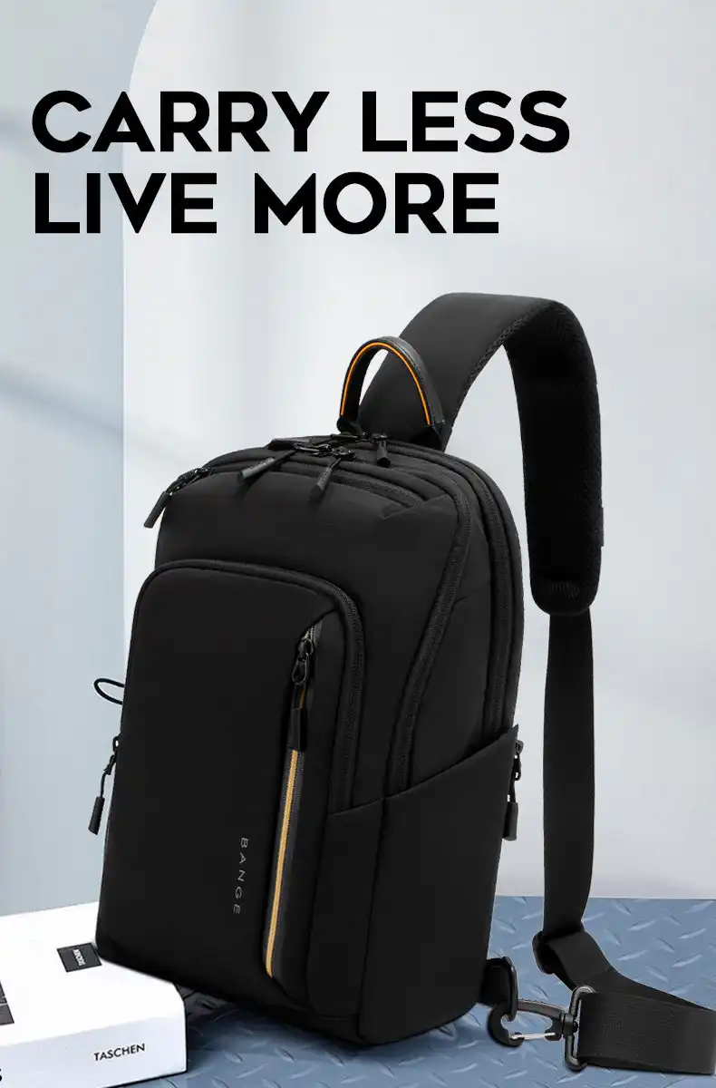 Τσαντάκι Στήθους Bange 7868 μαύρο