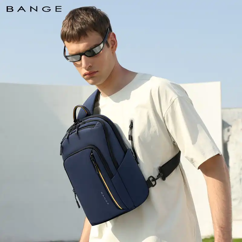 Τσαντάκι Στήθους Bange 7868 μπλε Τσαντάκι Στήθους Bange 7868 μπλε