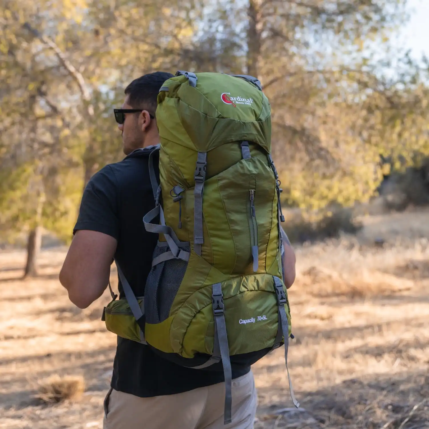 Σακίδιο ορειβατικό Ταξιδιού αδιάβροχο Cardinal 1788 70+5L πράσινο Σακίδιο ορειβατικό Ταξιδιού αδιάβροχο Cardinal 1788 70+5L πράσινο