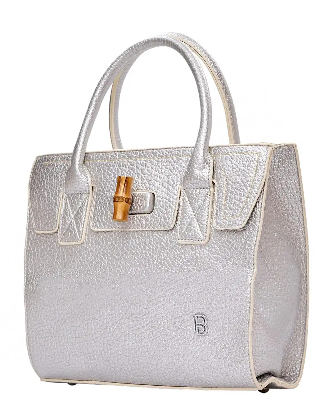 Τσάντα χειρός BY-31423 – Ασημί