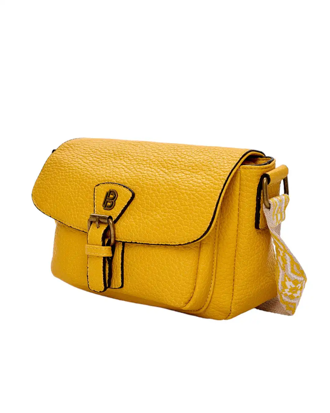 Τσάντα χιαστή P-6118 – Κίτρινο