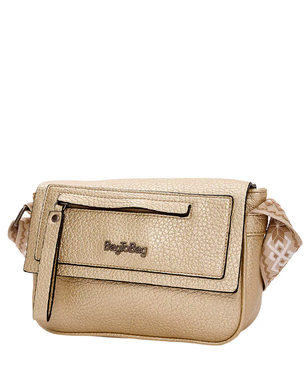 Τσάντα χιαστή W-6225 – Χρυσό