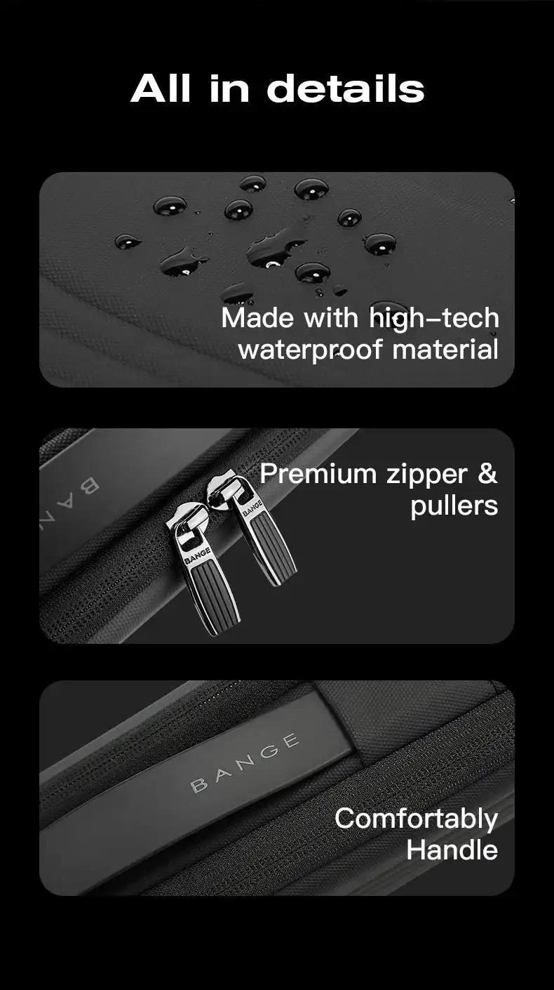 Επαγγελματικός Χαρτοφύλακας 15.6' Bange 8018 μαύρο/γκρι