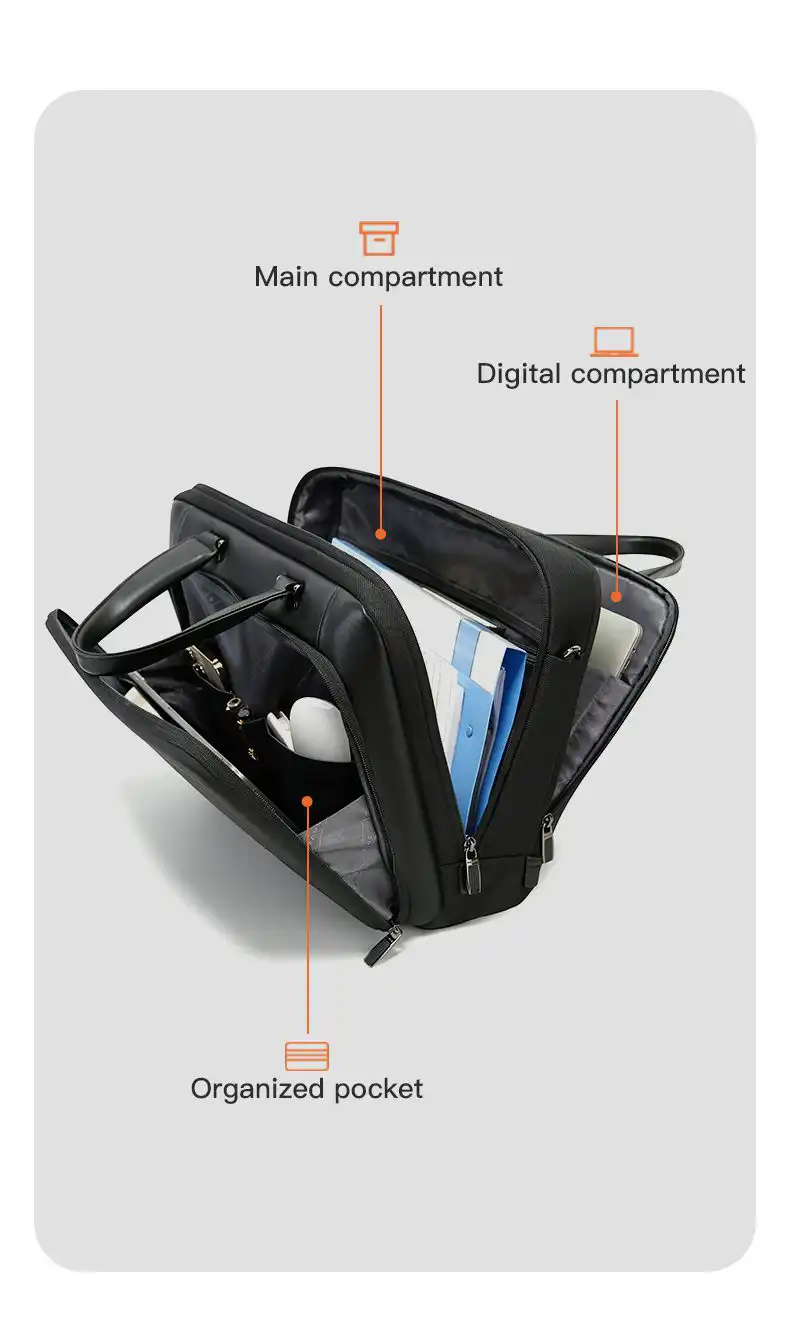 Χαρτοφύλακας Laptop 15.6' Bange 8029 μαύρο