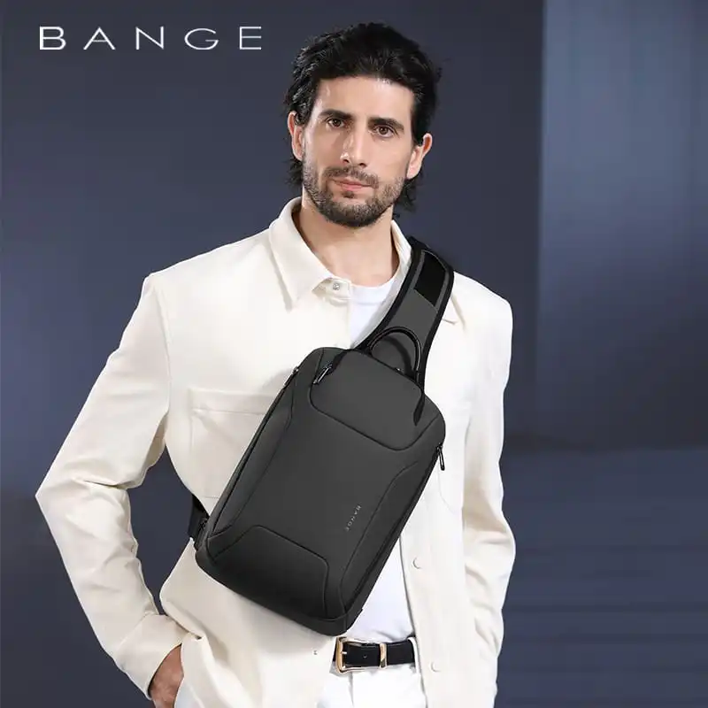 Τσάντα χιαστί crossbody Bange 8031 μαύρο Τσάντα χιαστί crossbody Bange 8031 μαύρο
