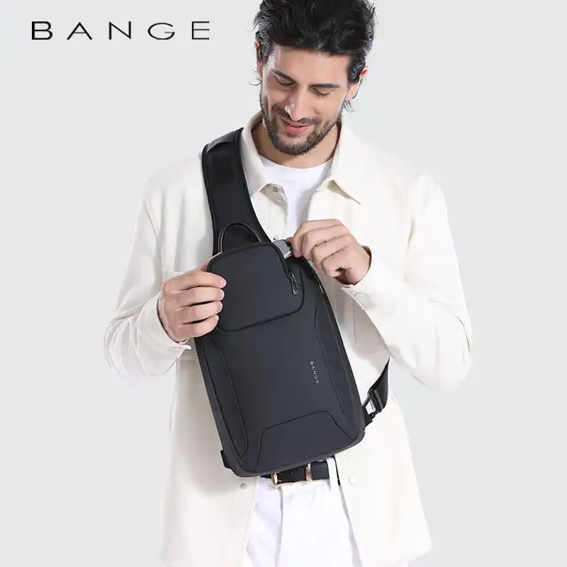 Τσάντα χιαστί crossbody Bange 8031 μαύρο