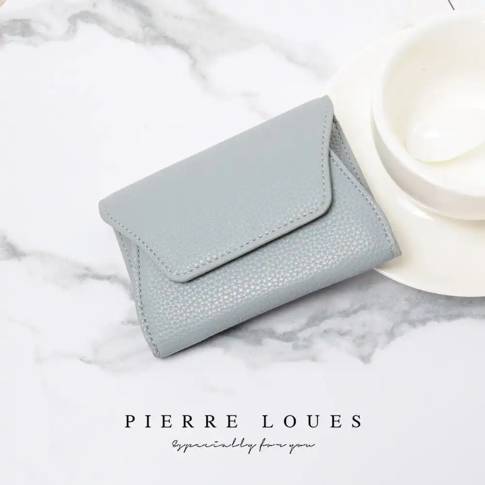 Γυναικεία καρτοθήκη Pierre Loues 805-49 μπλε