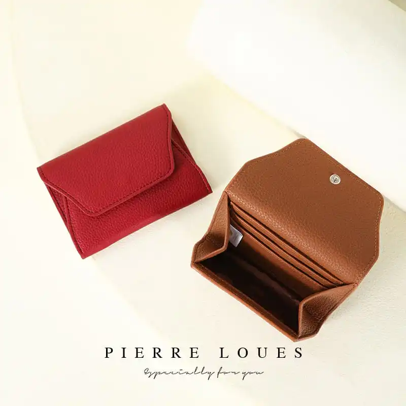 Γυναικεία καρτοθήκη Pierre Loues 805-49 καφέ Γυναικεία καρτοθήκη Pierre Loues 805-49 καφέ