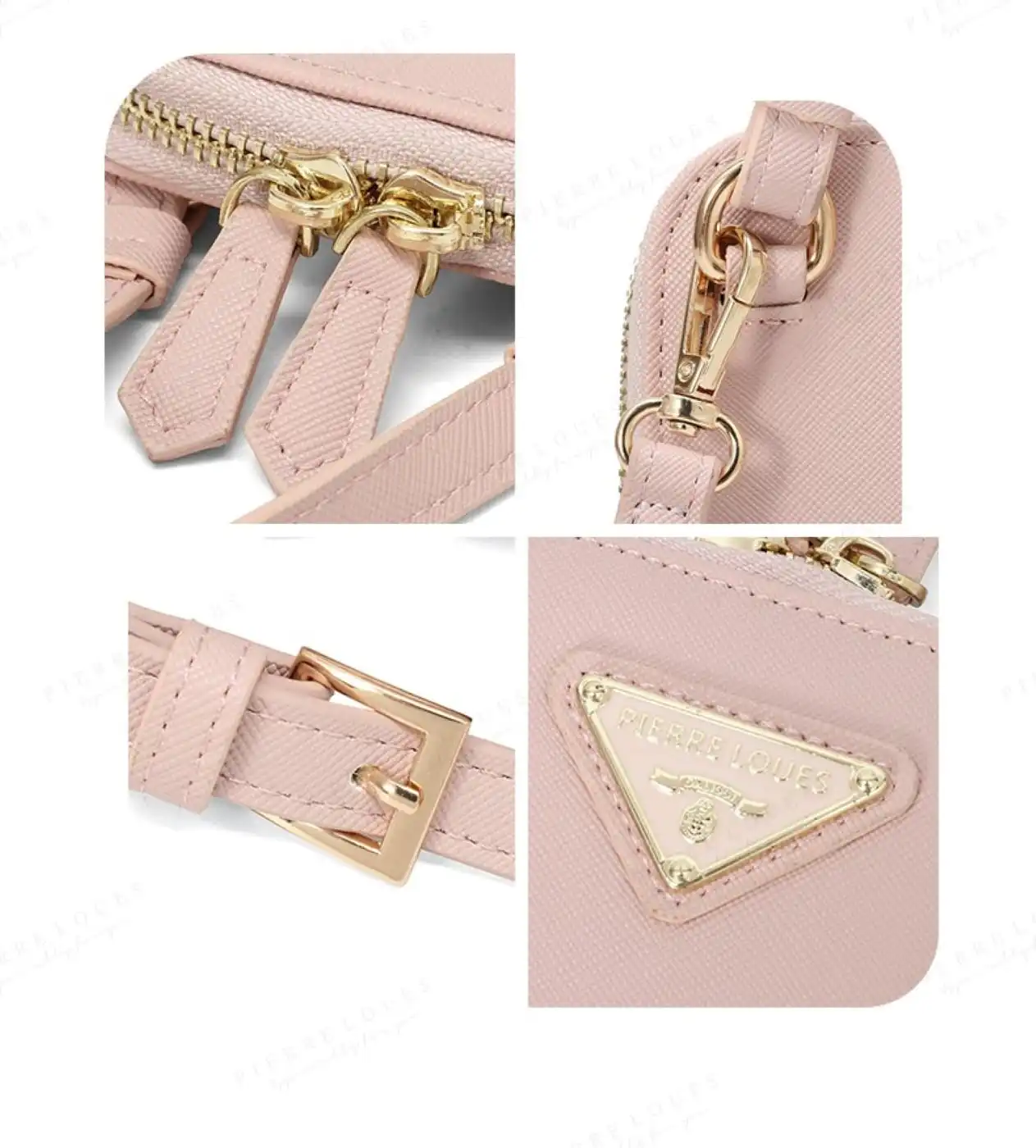 Γυναικεία Τσάντα Χιαστί Pierre Loues 811-52 μαύρο