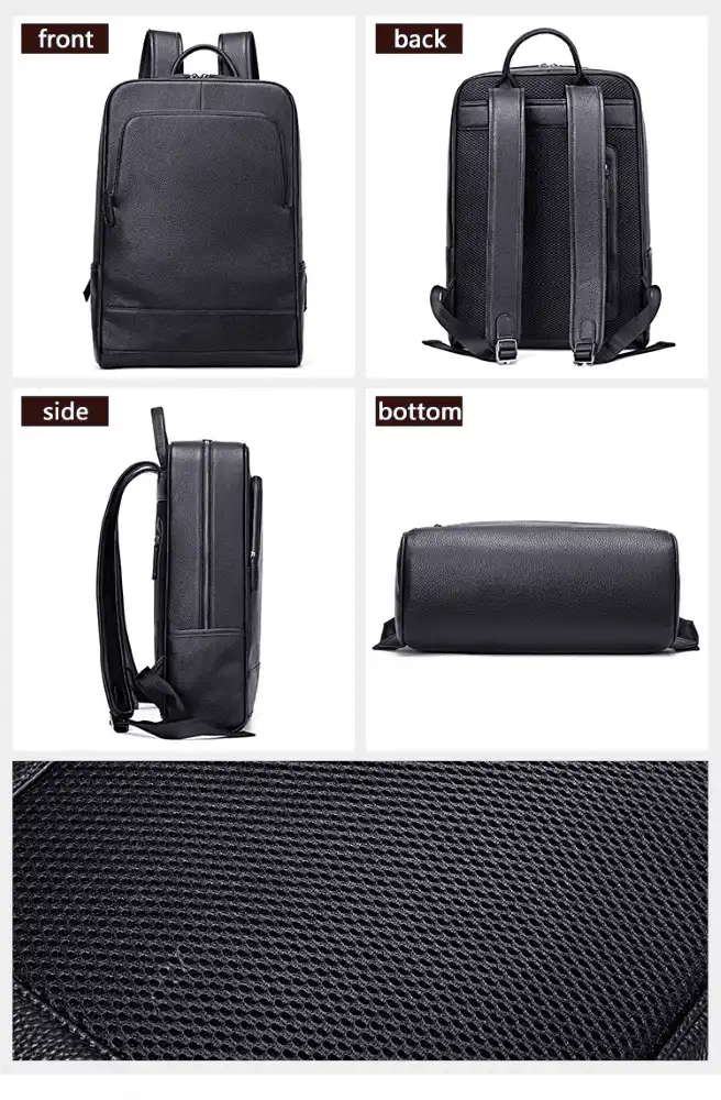 Δερμάτινο σακίδιο πλάτης Cardinal 20 L 8110 black