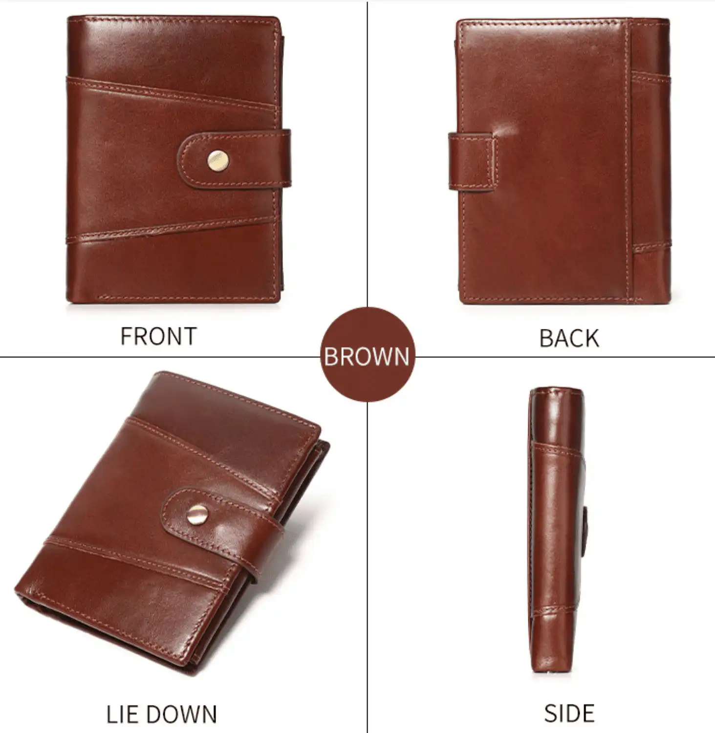 Δερμάτινο πορτοφόλι Cardinal 8146 καφέ