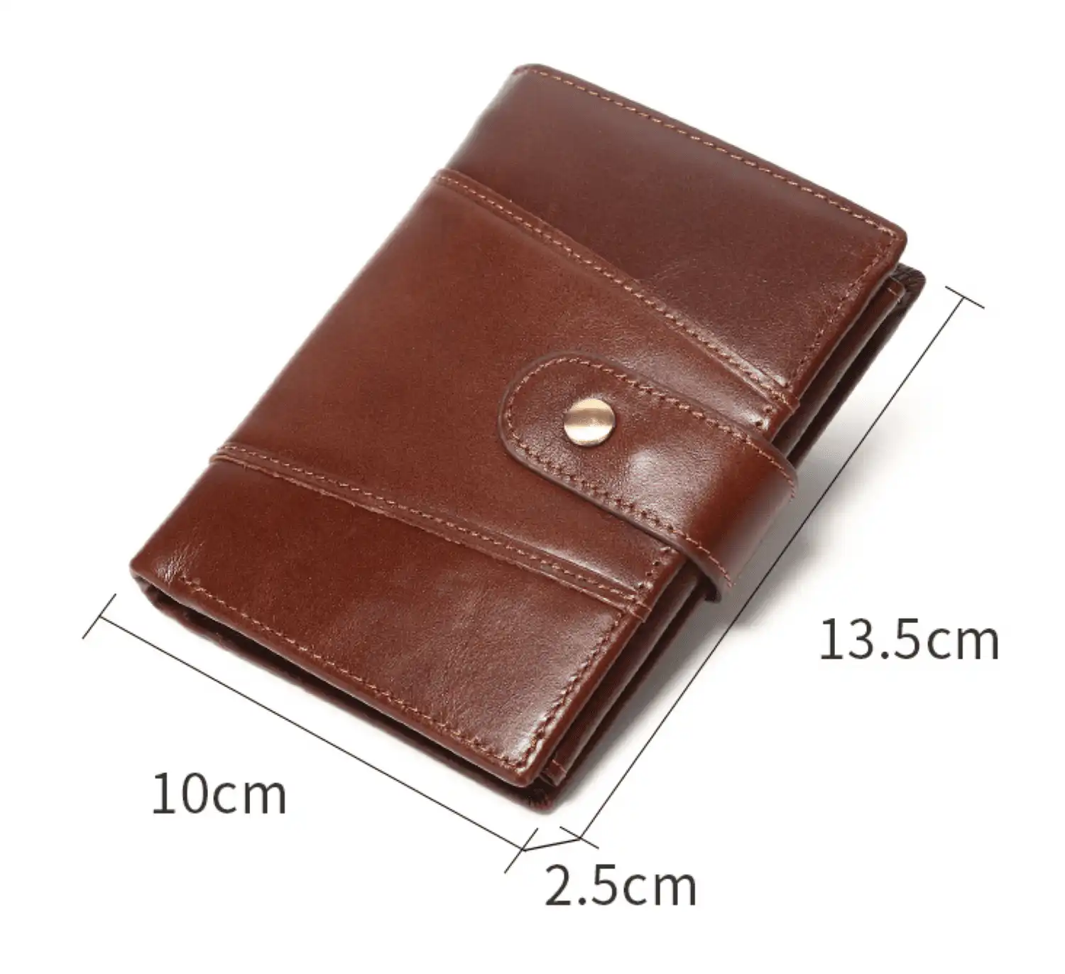 Δερμάτινο πορτοφόλι Cardinal 8146 καφέ