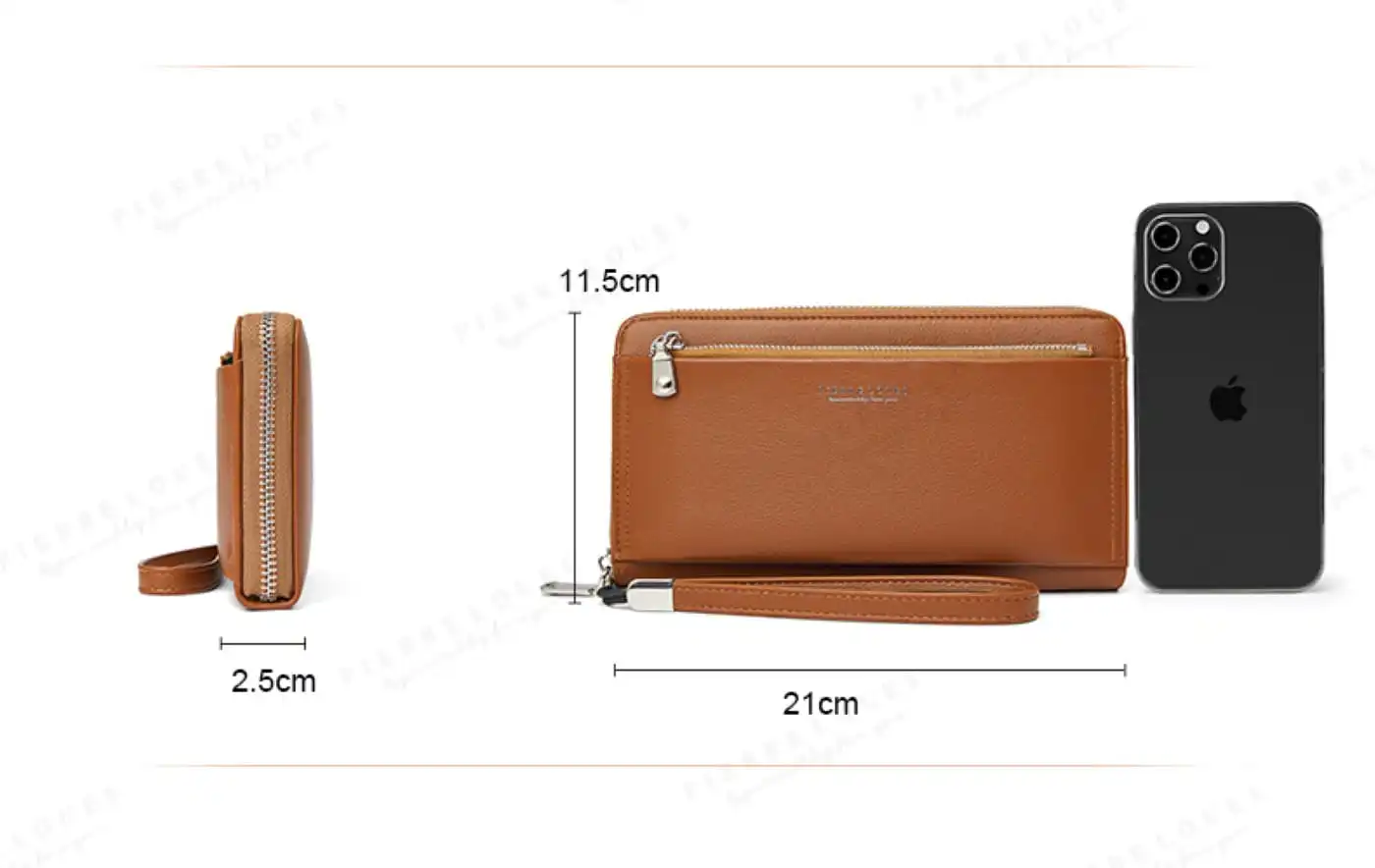 Γυναικείο πορτοφόλι Pierre Loues 815-25 ρόζ